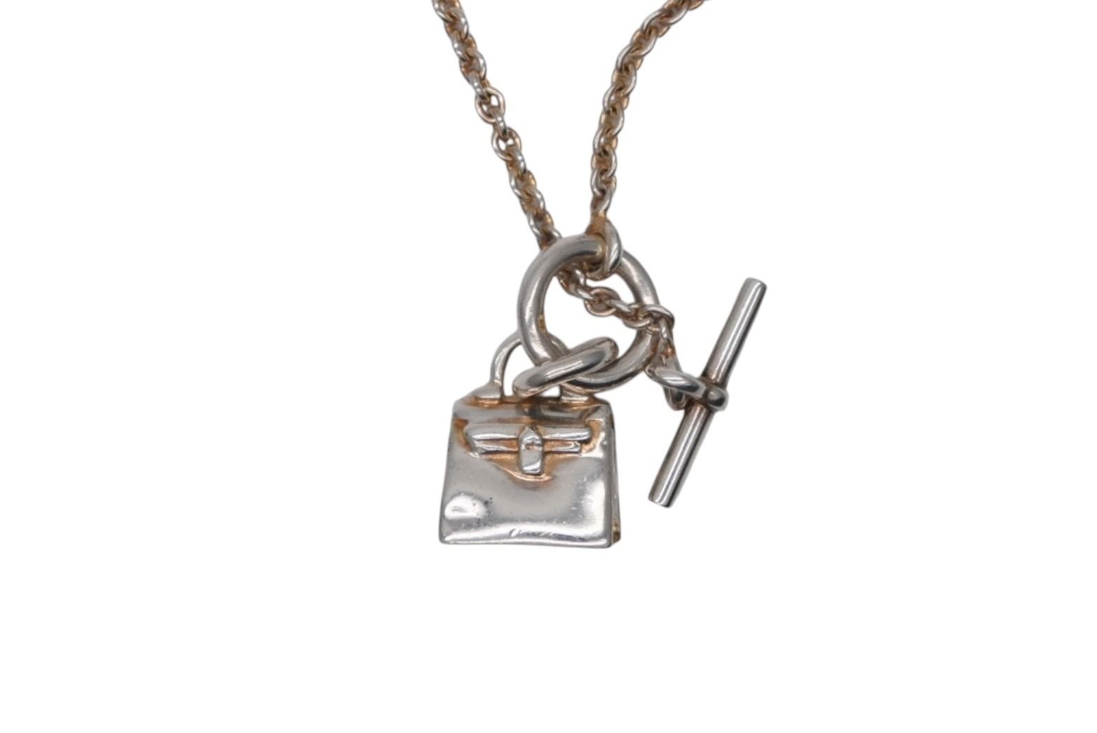 Hermes Necklace Choker Amulette Kelly 925 Sterling Silver — view 2