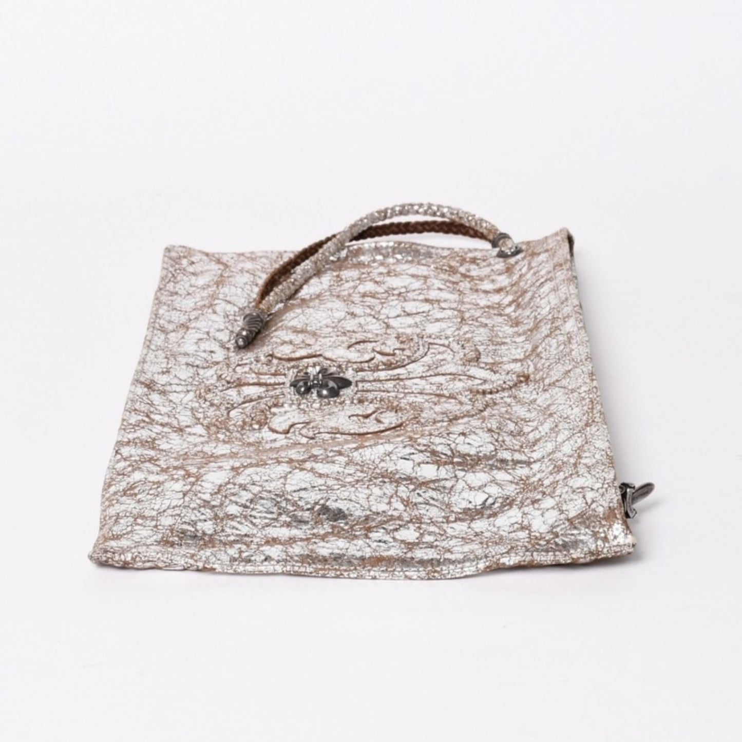 Chrome Hearts BS Flare Clutch Flat 925 Sterling Silver Metallic — view 4