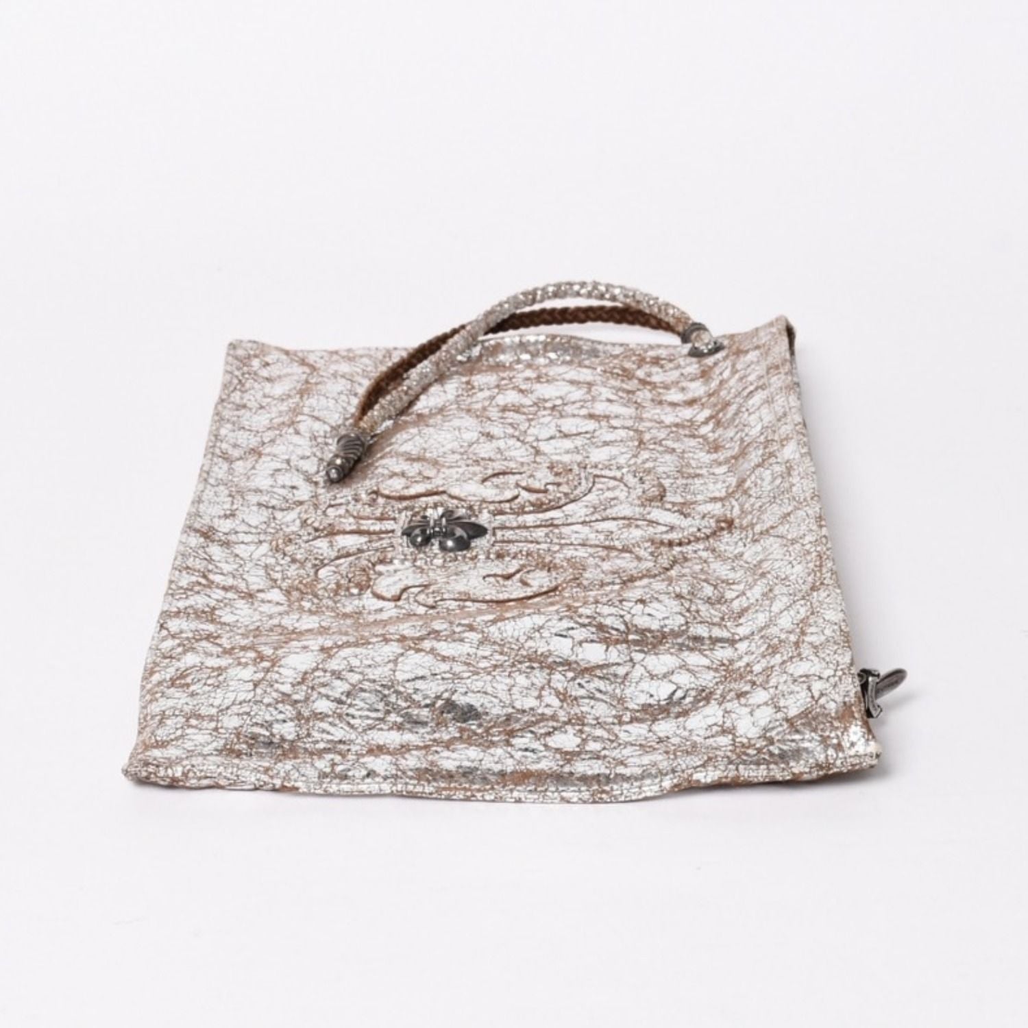 Chrome Hearts BS Flare Clutch Flat 925 Sterling Silver Metallic — view 4