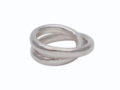 Hermes Vertige Ring 51 925 Sterling Silver — view 2