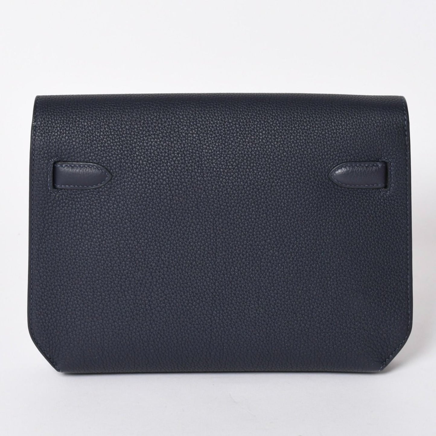 Hermes Clutch Kelly Depeches 25 Bleu Nuit Silver — view 2