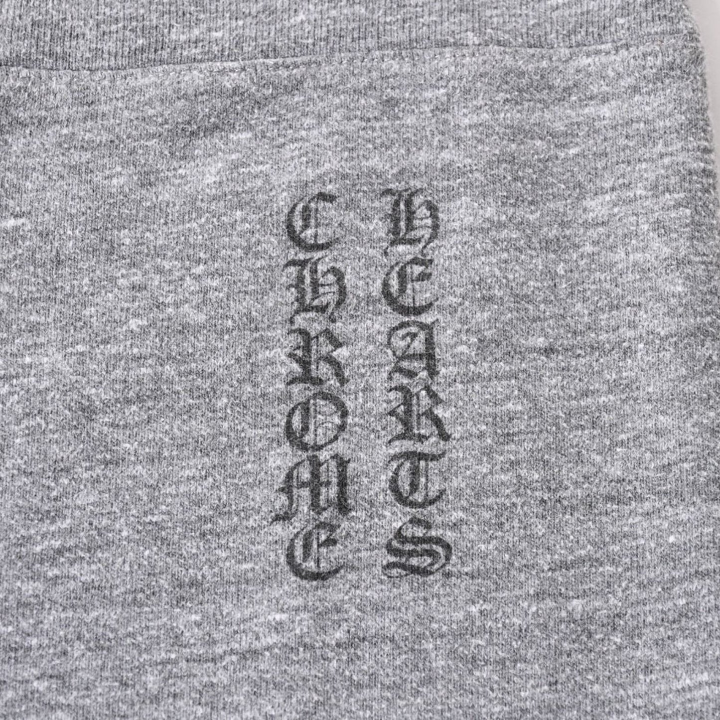 Chrome Hearts Vintage English Logo Sweatpants Jogger Pants S Heather Gray — view 4