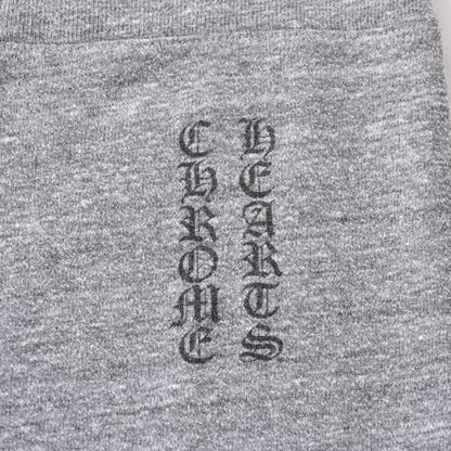 Chrome Hearts Vintage English Logo Sweatpants Jogger Pants S Heather Gray — view 4