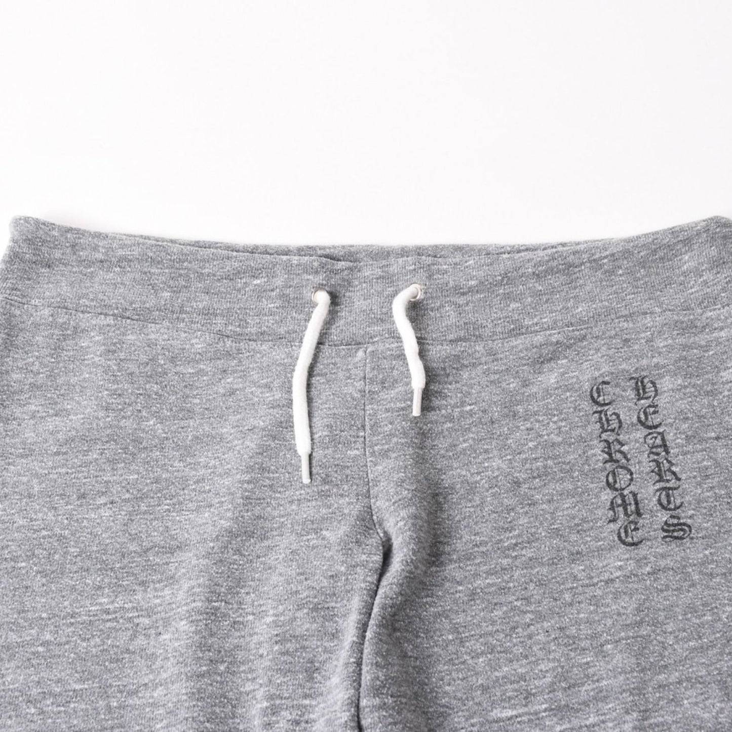 Chrome Hearts Vintage English Logo Sweatpants Jogger Pants S Heather Gray — view 3