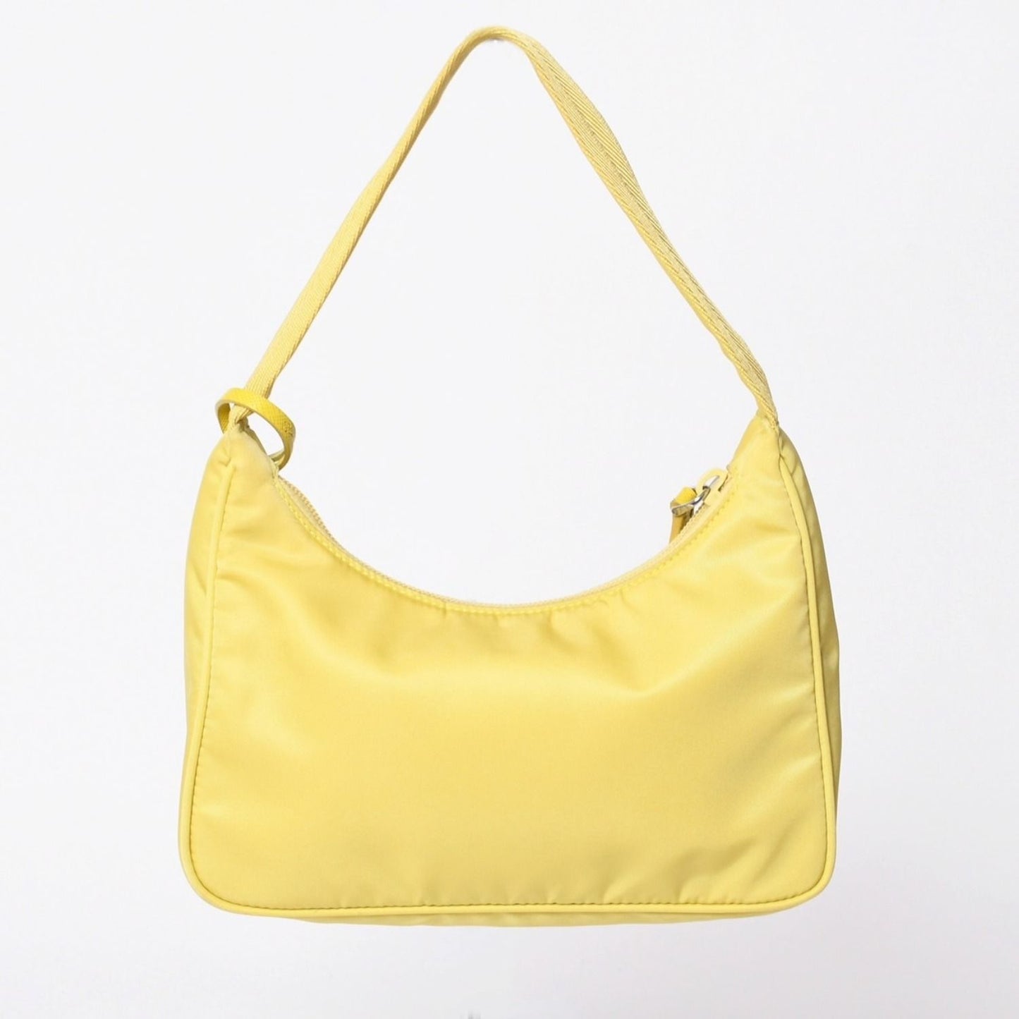 Prada Re Edition 2000 Handbag Bag Triangle Logo Nylon Yellow — view 2