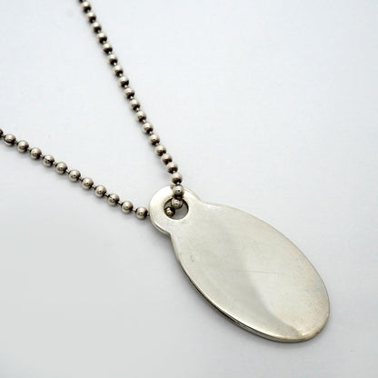Tiffany & Co Necklace Return to Ball Chain Oval Silver — view 2