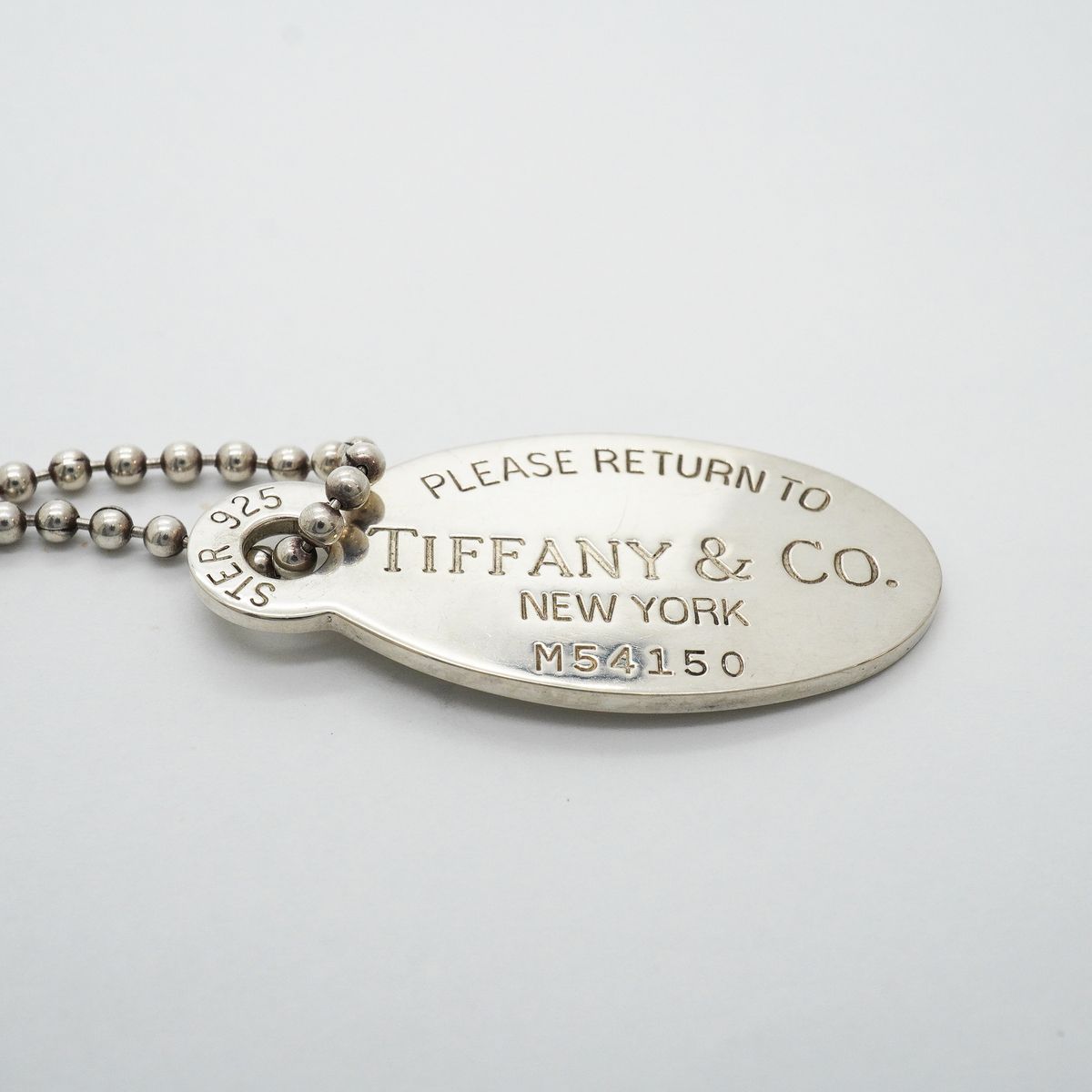 Tiffany & Co Necklace Return to Ball Chain Oval Silver — view 6