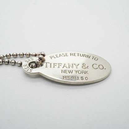 Tiffany & Co Necklace Return to Ball Chain Oval Silver — view 6