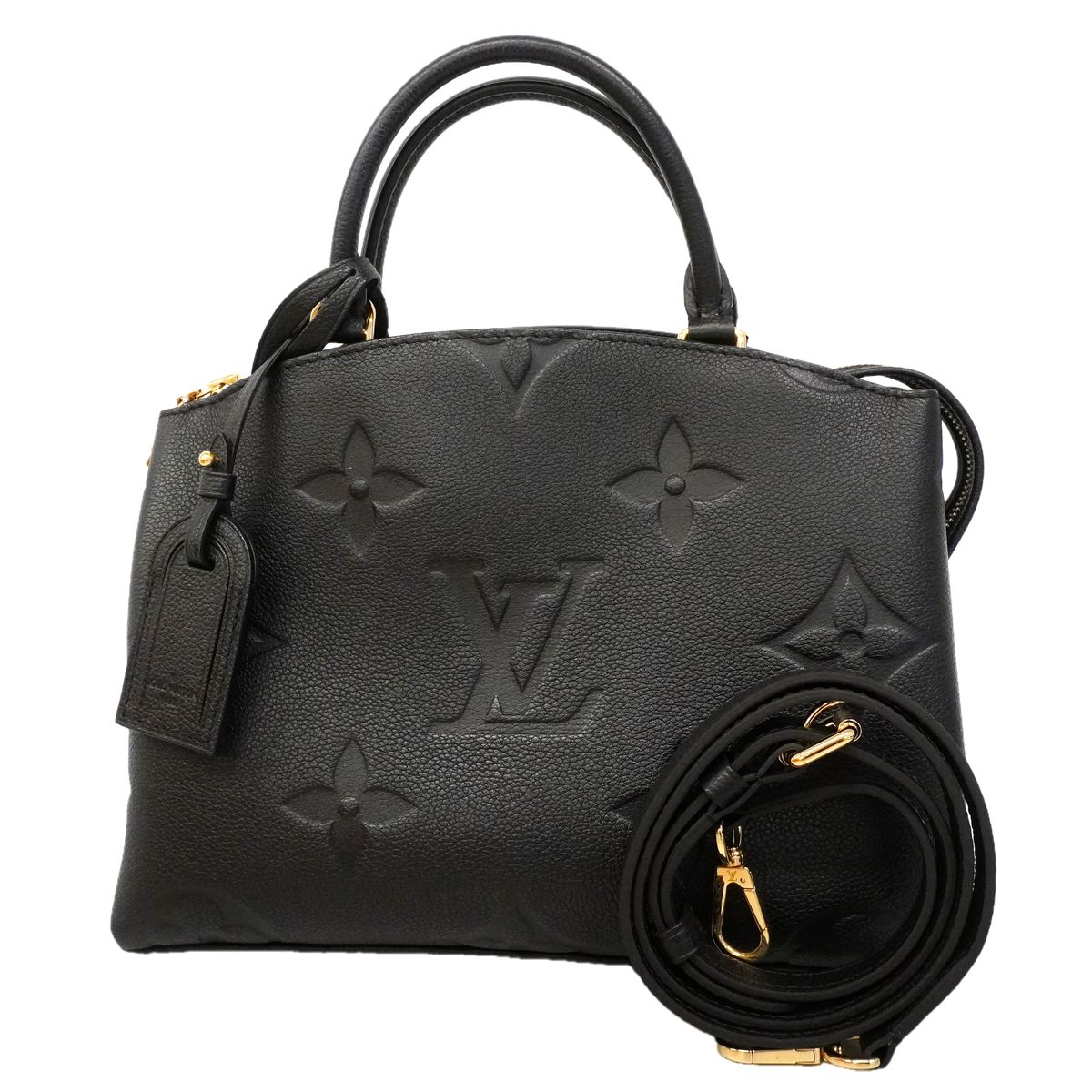 Louis Vuitton Handbag Monogram Empreinte Petit Palais Noir 2-Way Bag