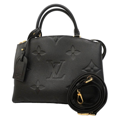Louis Vuitton Handbag Monogram Empreinte Petit Palais Noir 2-Way Bag