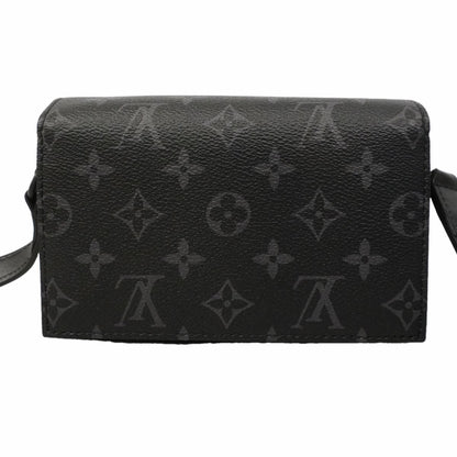 Louis Vuitton Shoulder Bag Monogram Eclipse Steamer Wearable Wallet Black — view 7