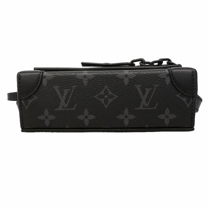 Louis Vuitton Shoulder Bag Monogram Eclipse Steamer Wearable Wallet Black — view 3