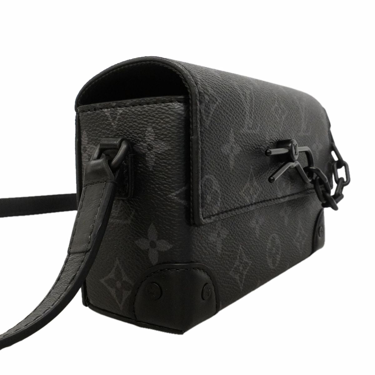 Louis Vuitton Shoulder Bag Monogram Eclipse Steamer Wearable Wallet Black — view 2