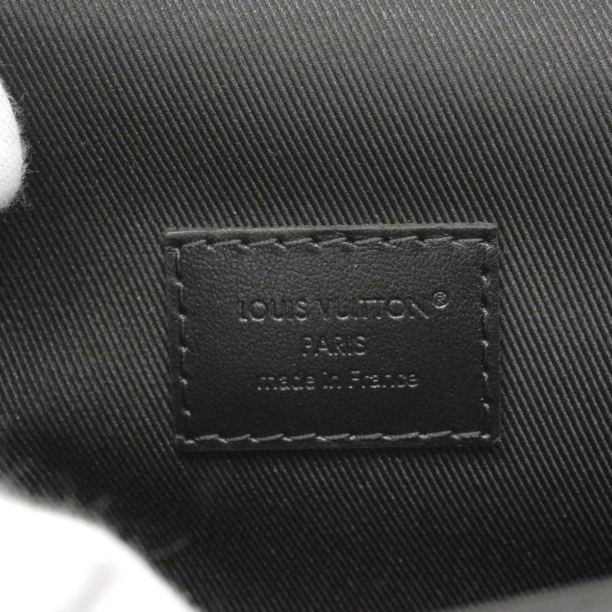 Louis Vuitton Shoulder Bag Monogram Eclipse Steamer Wearable Wallet Black — view 5