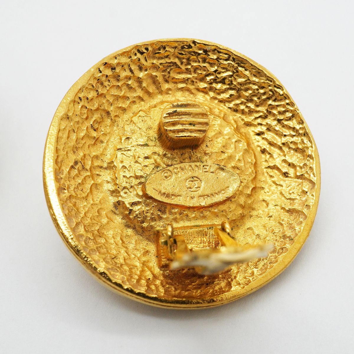 Chanel Earrings Vintage Round — view 4
