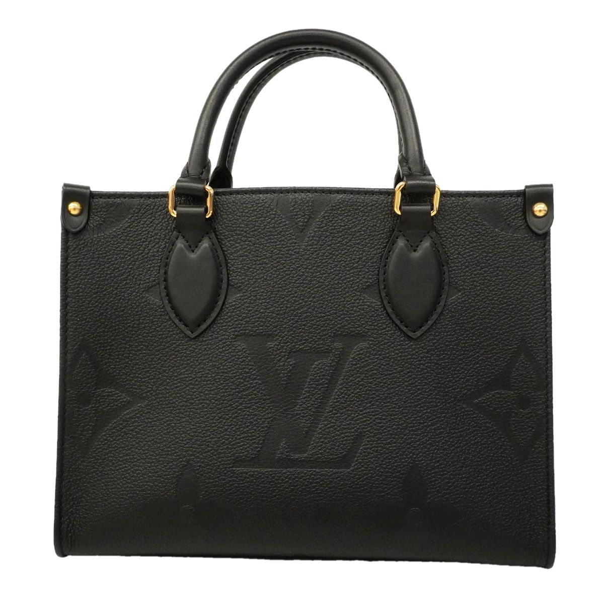 Louis Vuitton Handbag Monogram Empreinte On The Go PM Noir 2-Way Bag — view 7