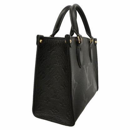 Louis Vuitton Handbag Monogram Empreinte On The Go PM Noir 2-Way Bag — view 2
