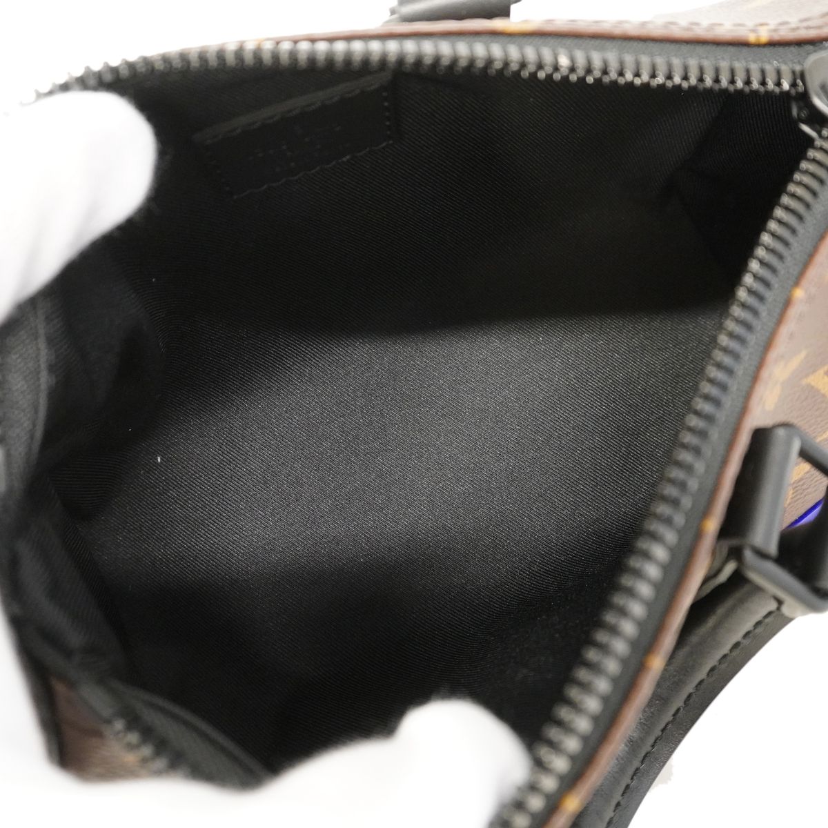 Louis Vuitton Handbag Monogram LV Rubber Keepall XS Brown 2-Way Bag — view 4