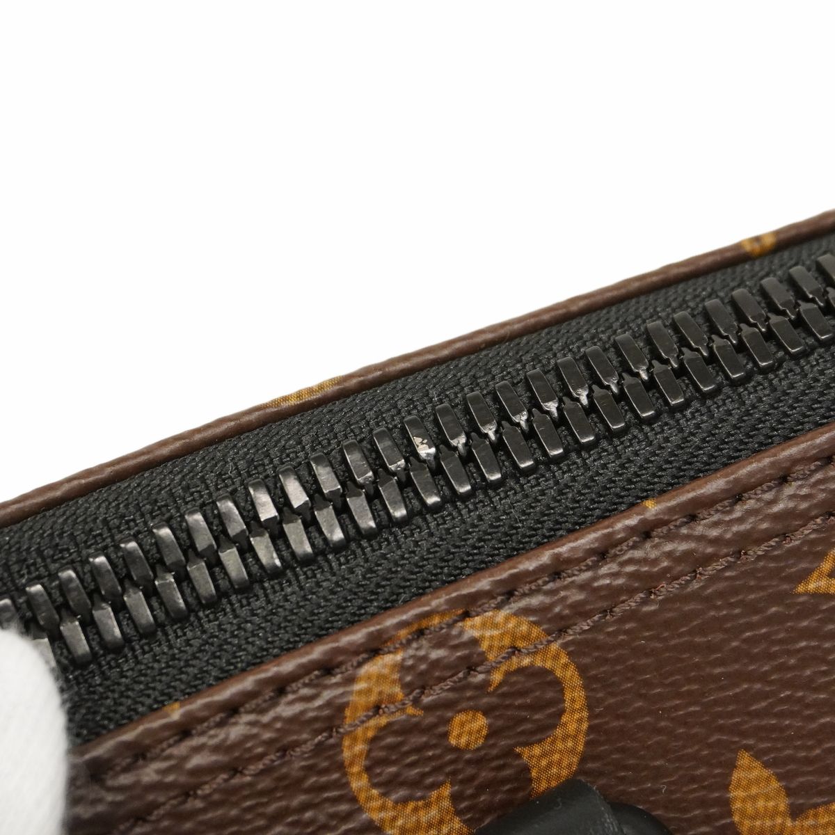Louis Vuitton Handbag Monogram LV Rubber Keepall XS Brown 2-Way Bag — view 6