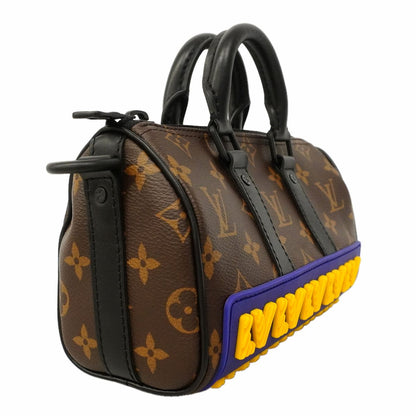 Louis Vuitton Handbag Monogram LV Rubber Keepall XS Brown 2-Way Bag — view 2