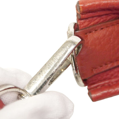 Hermes Shoulder Bag Evelyne 3 PM Taurillon Clemence Rouge Kazak Silver — view 8