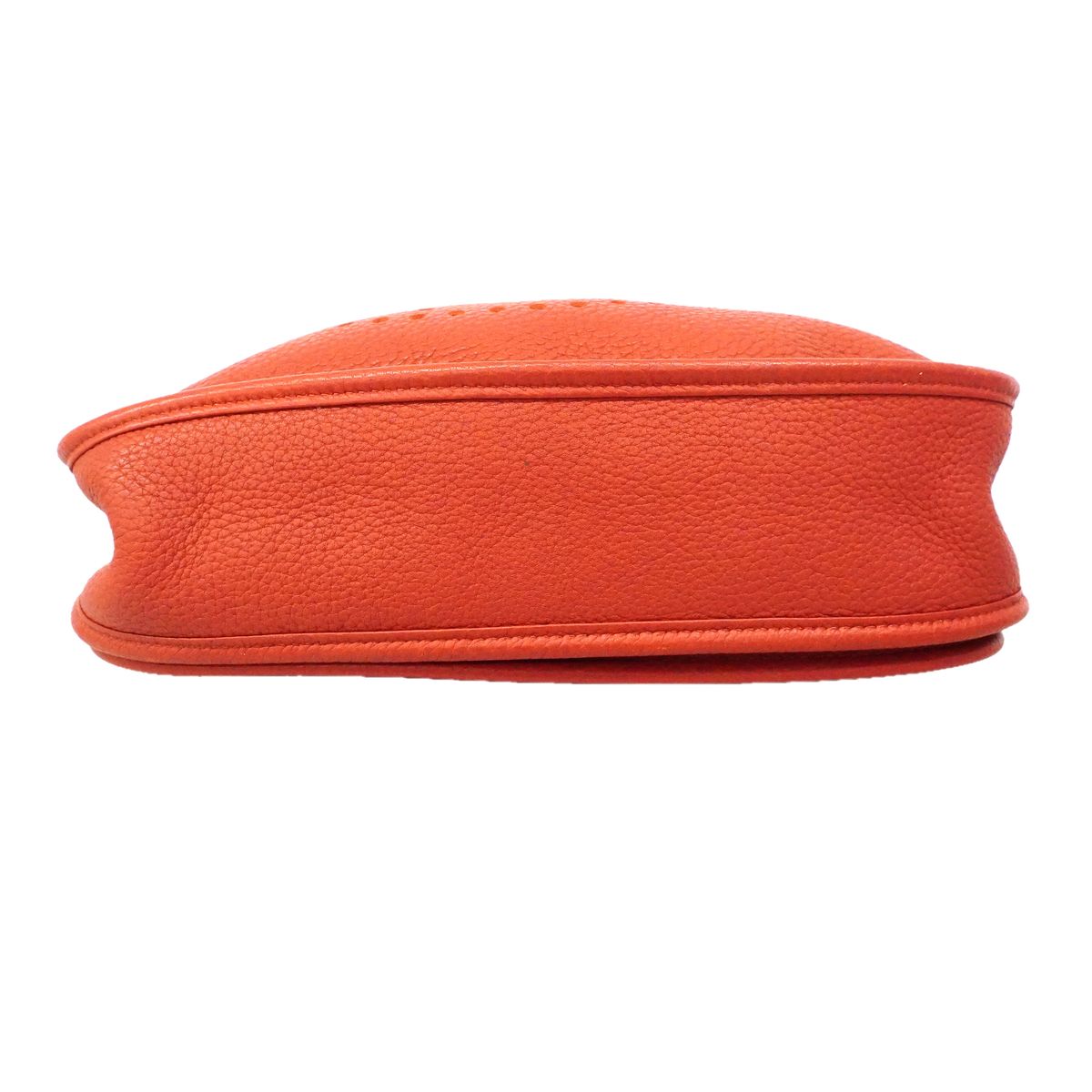 Hermes Shoulder Bag Evelyne 3 PM Taurillon Clemence Rouge Kazak Silver — view 3