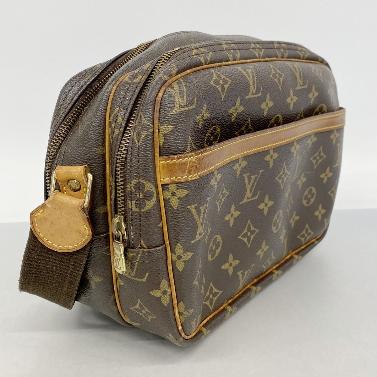 Louis Vuitton Shoulder Bag Monogram Reporter PM Brown — view 2