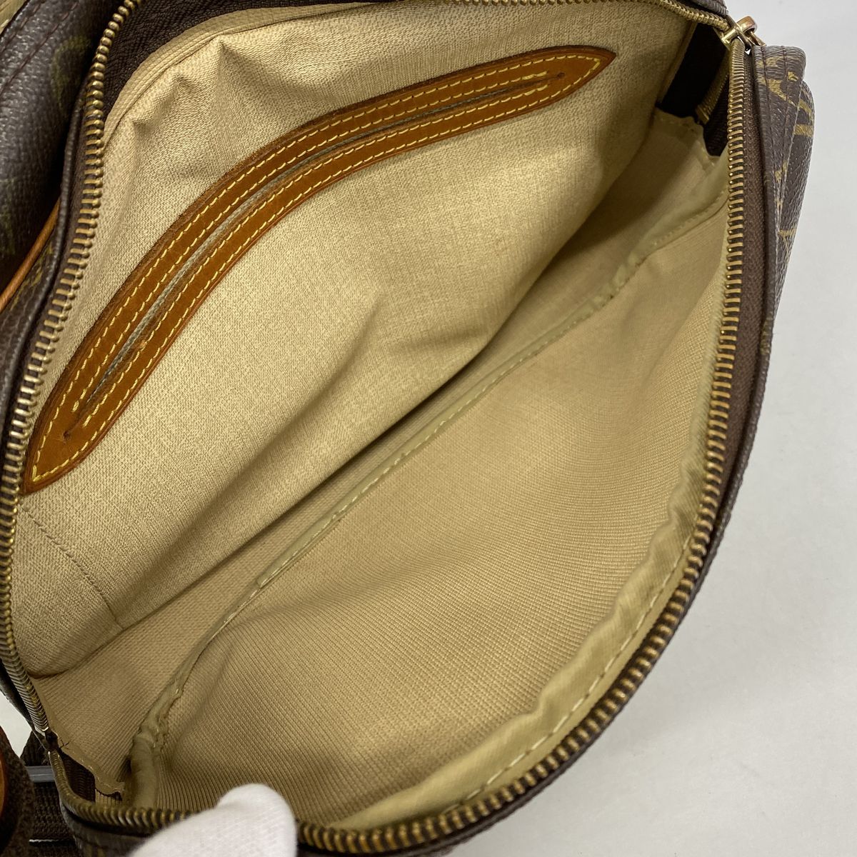 Louis Vuitton Shoulder Bag Monogram Reporter PM Brown — view 4