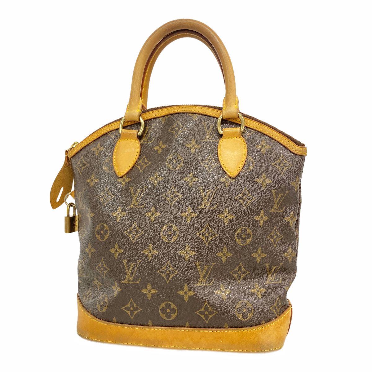 Louis Vuitton Handbag Monogram Lockit Brown