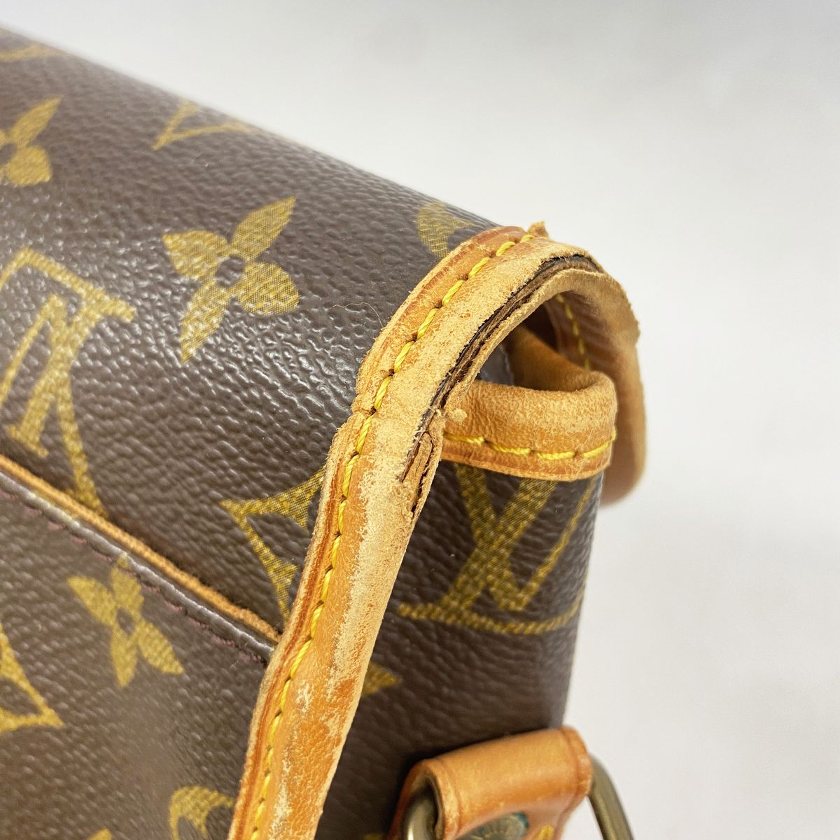 Louis Vuitton Shoulder Bag Monogram Gibessiere PM Brown — view 7