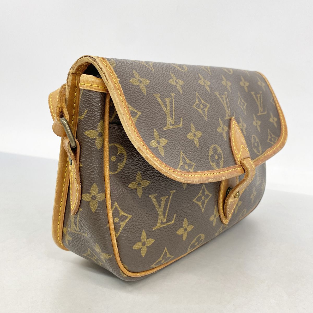 Louis Vuitton Shoulder Bag Monogram Gibessiere PM Brown — view 2