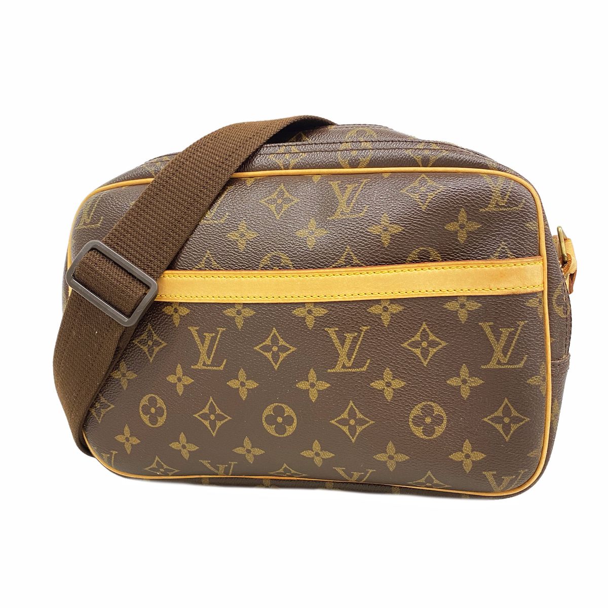 Louis Vuitton Shoulder Bag Monogram Reporter PM Brown