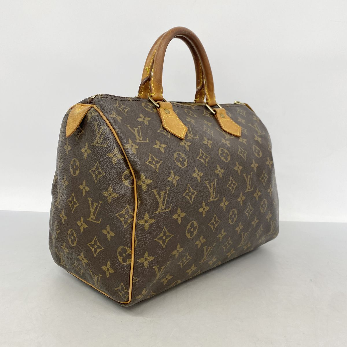 Louis Vuitton Handbag Monogram Speedy 30 Brown — view 2