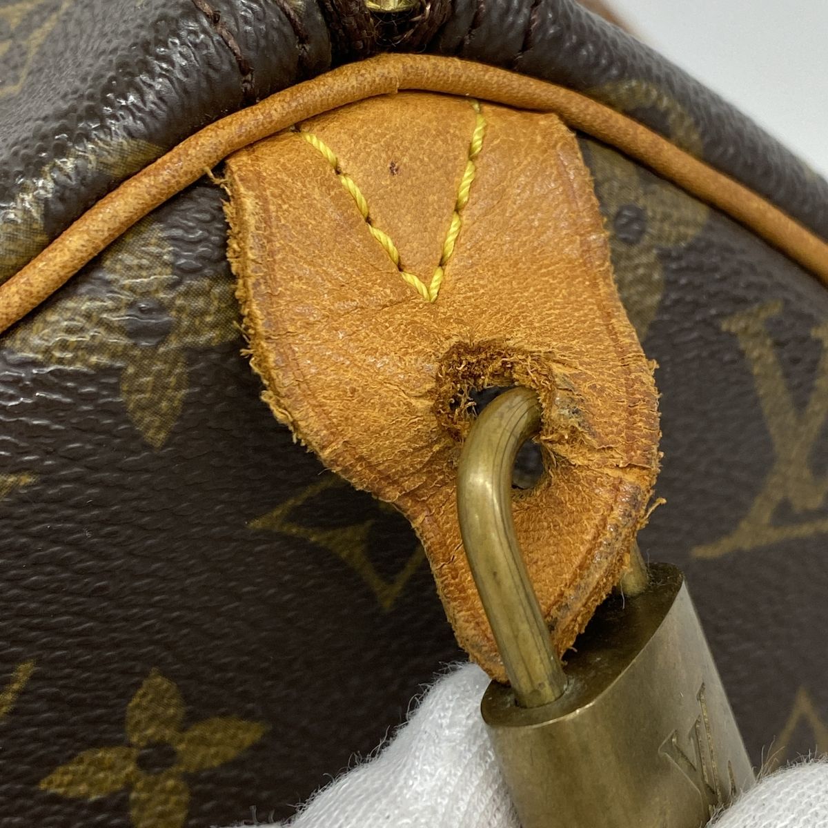 Louis Vuitton Handbag Monogram Speedy 30 Brown — view 6