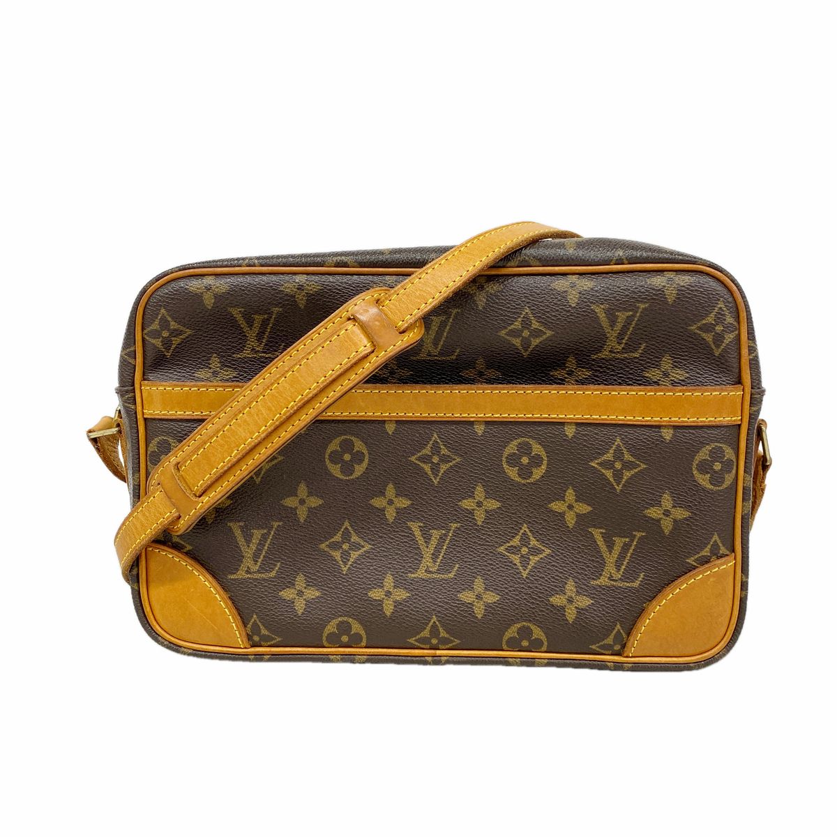 Louis Vuitton Shoulder Bag Monogram Trocadero 27 Brown
