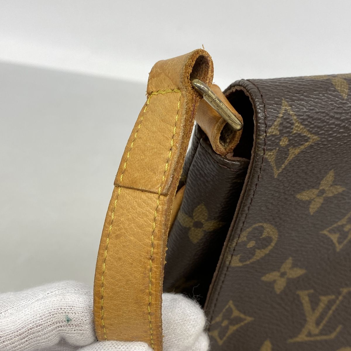 Louis Vuitton Shoulder Bag Monogram Musette Salsa Short Strap Brown — view 8