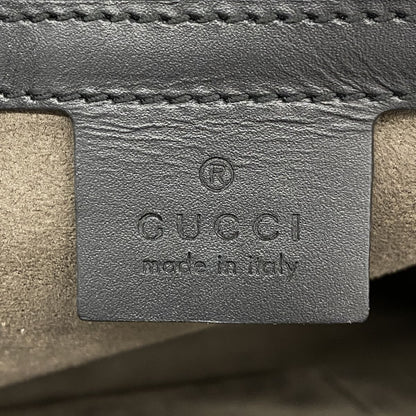 Gucci Backpack GG Supreme Brown Black Silver — view 5