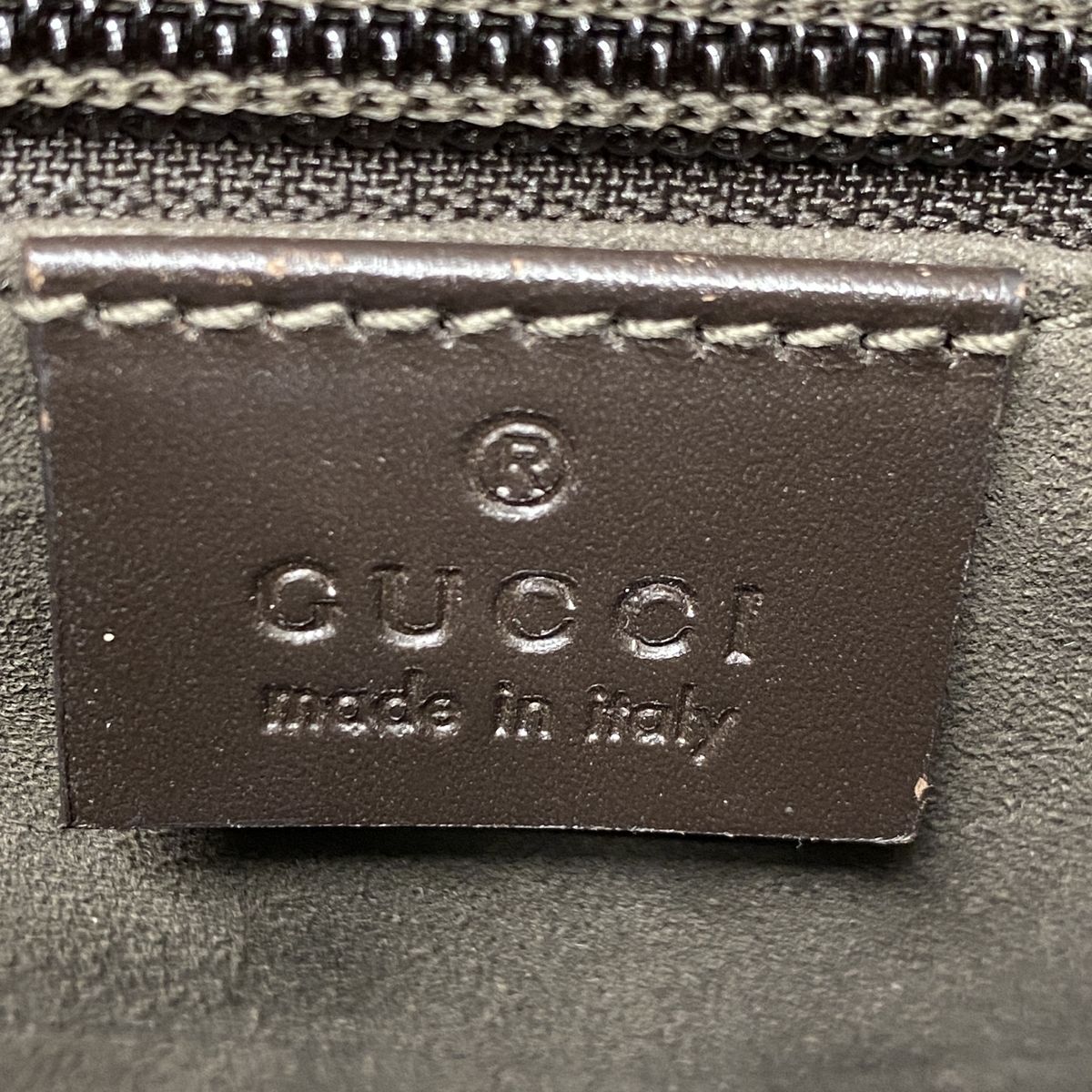 Gucci Shoulder Bag GG Supreme Brown Silver — view 5