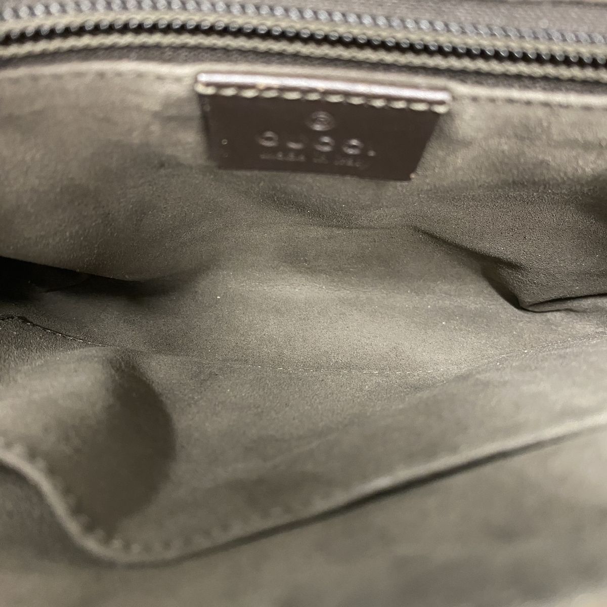 Gucci Shoulder Bag GG Supreme Brown Silver — view 4