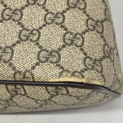 Gucci Handbag GG Supreme Brown Silver 2-Way Bag — view 6