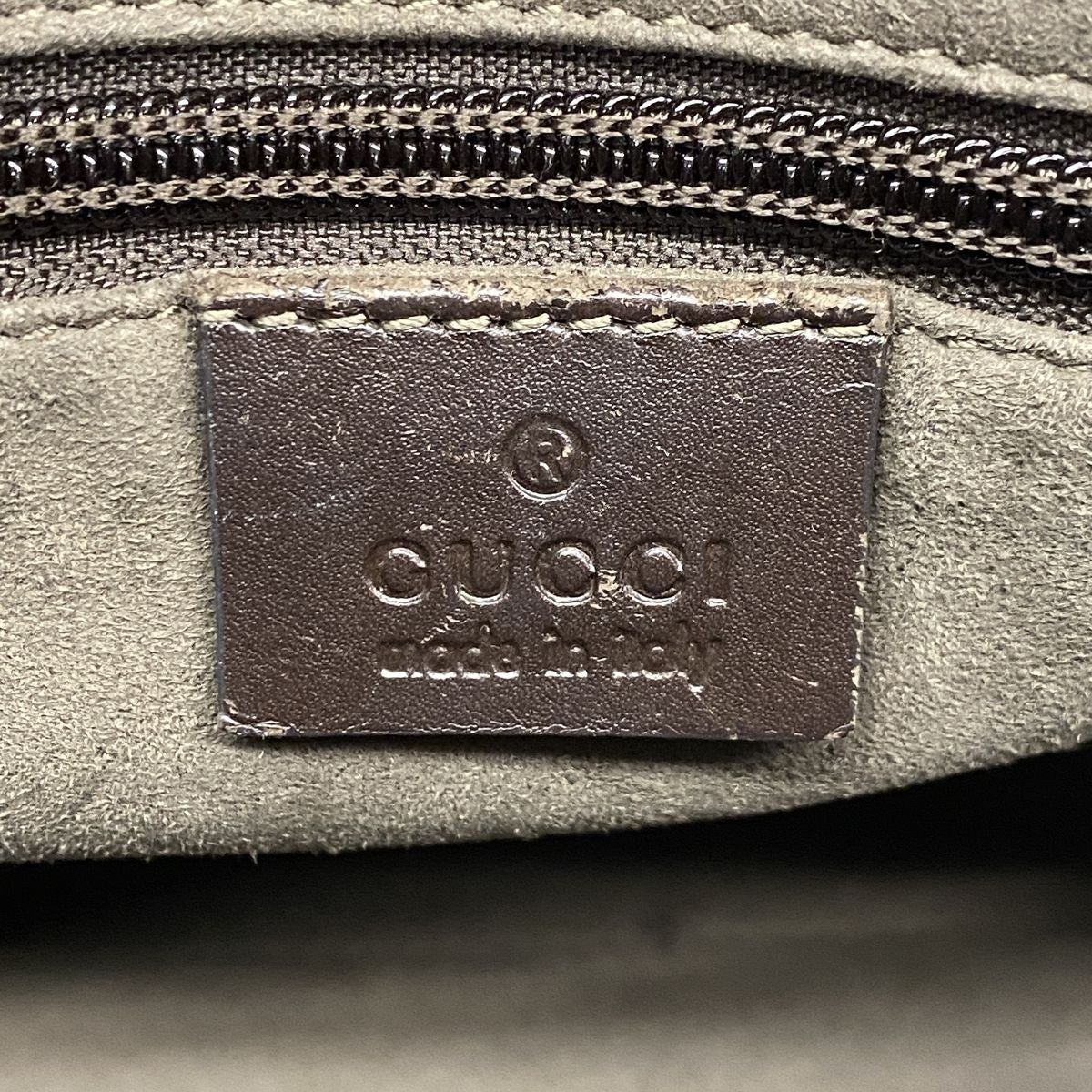 Gucci Handbag GG Supreme Brown Silver 2-Way Bag — view 5