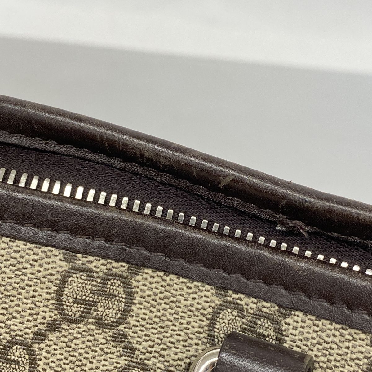 Gucci Handbag GG Supreme Brown Silver 2-Way Bag — view 8