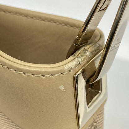 Gucci Shoulder Bag GG Canvas Beige Gold — view 6