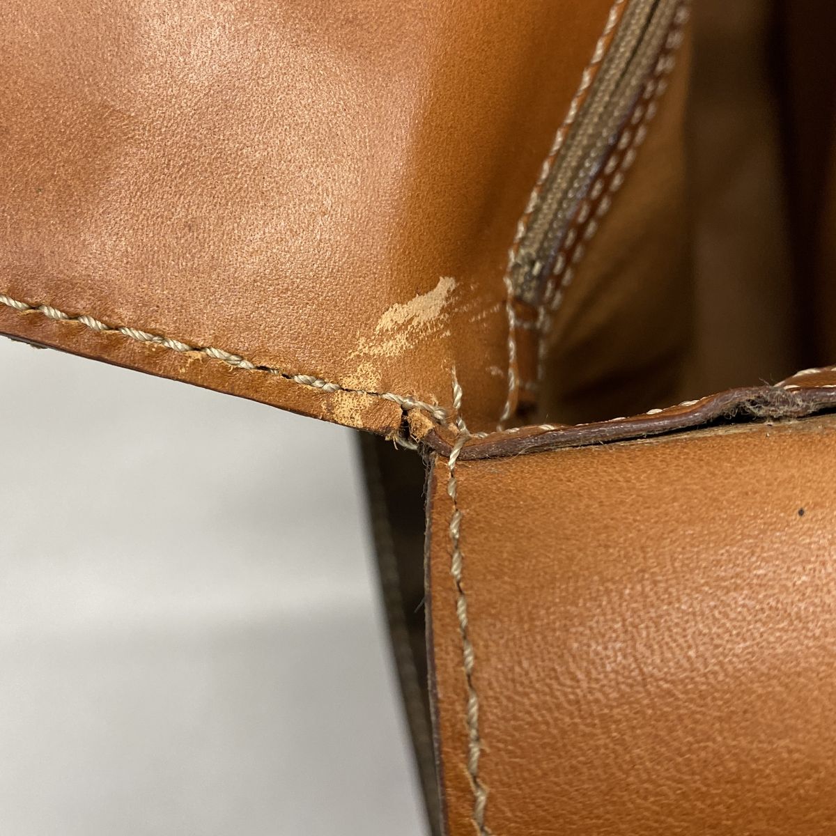 Celine Shoulder Bag Macadam Brown Gold — view 7