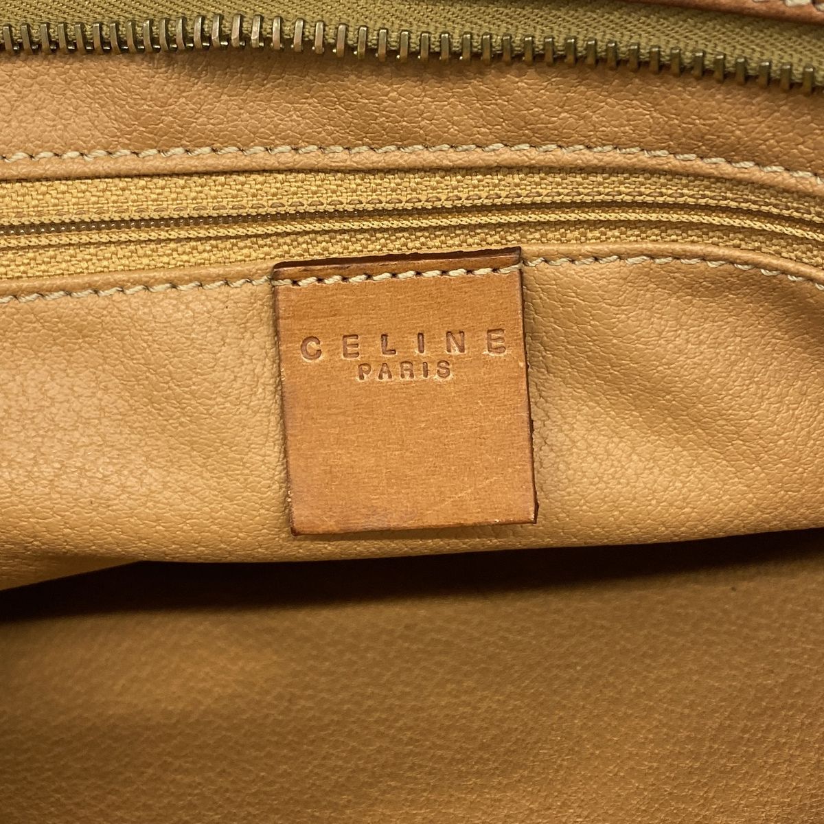 Celine Clutch Macadam Brown Gold — view 5