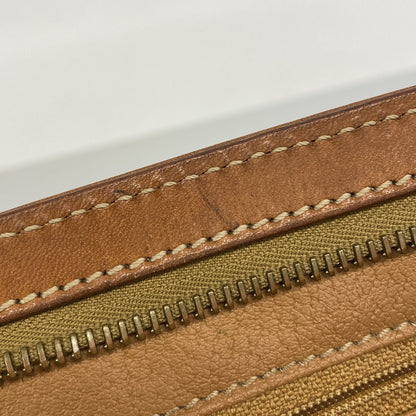 Celine Clutch Macadam Brown Gold — view 8
