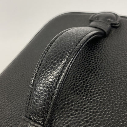 Chanel Vanity Bag Caviar Leather Black Gold — view 7