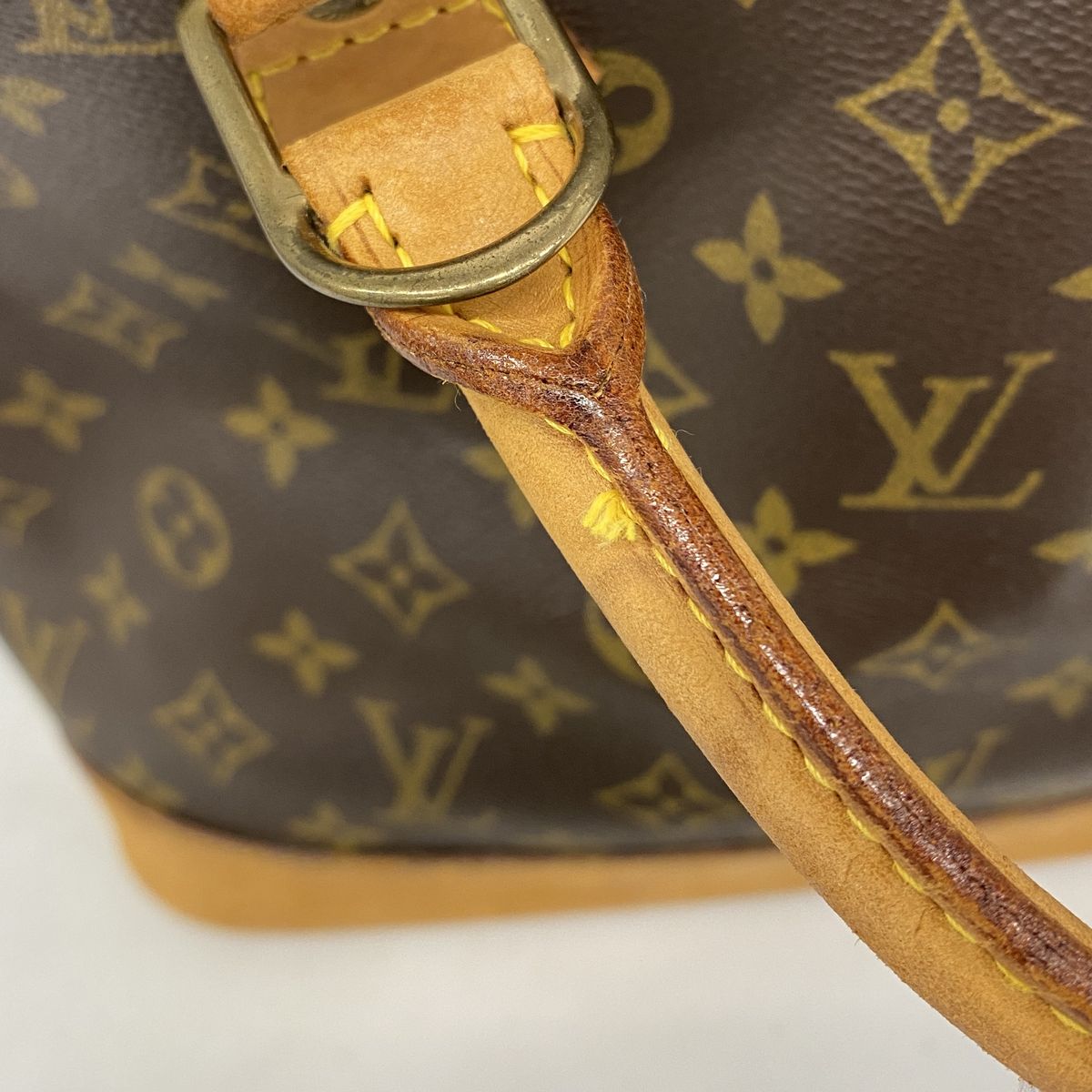 Louis Vuitton Handbag Monogram Alma Brown — view 6