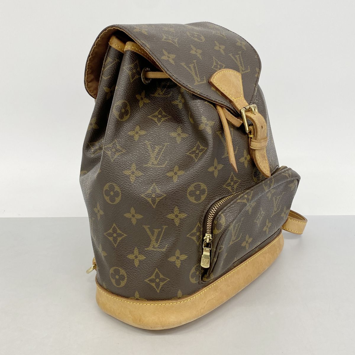 Louis Vuitton Backpack Monogram Montsouris MM Brown — view 2
