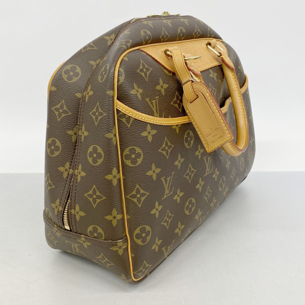 Louis Vuitton Handbag Monogram Deauville Brown — view 2